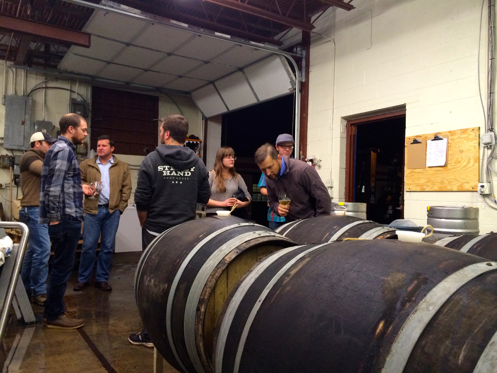 the sour garage at Wicked Weed