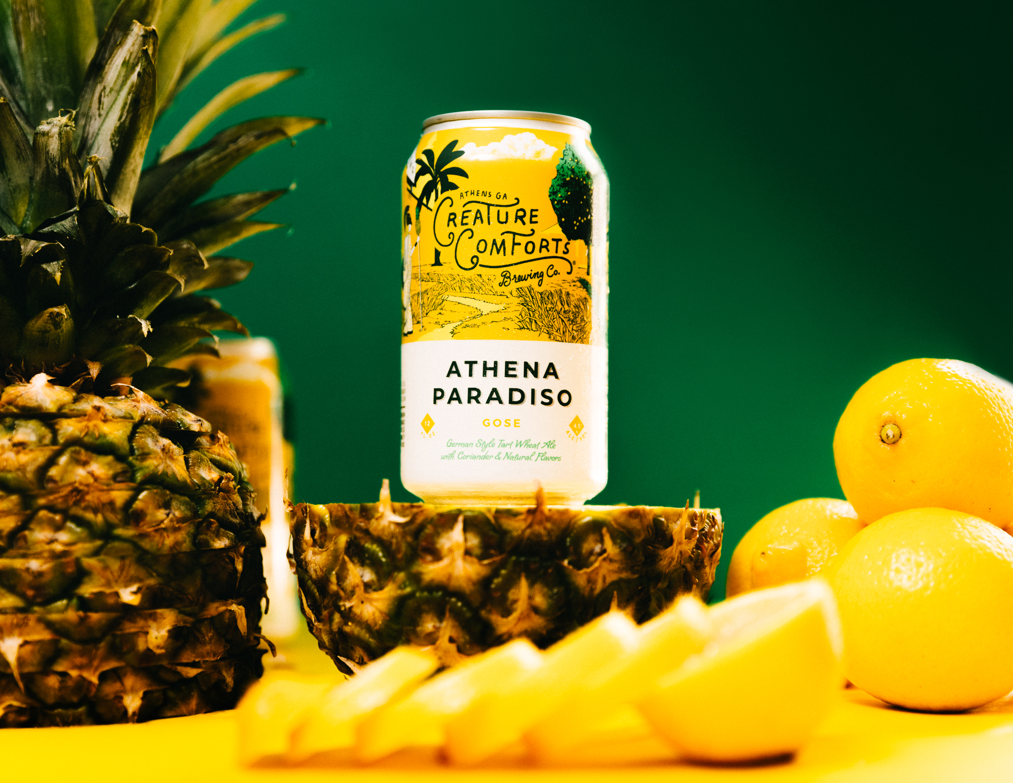 Athena Paradiso with pineapple & lemon
