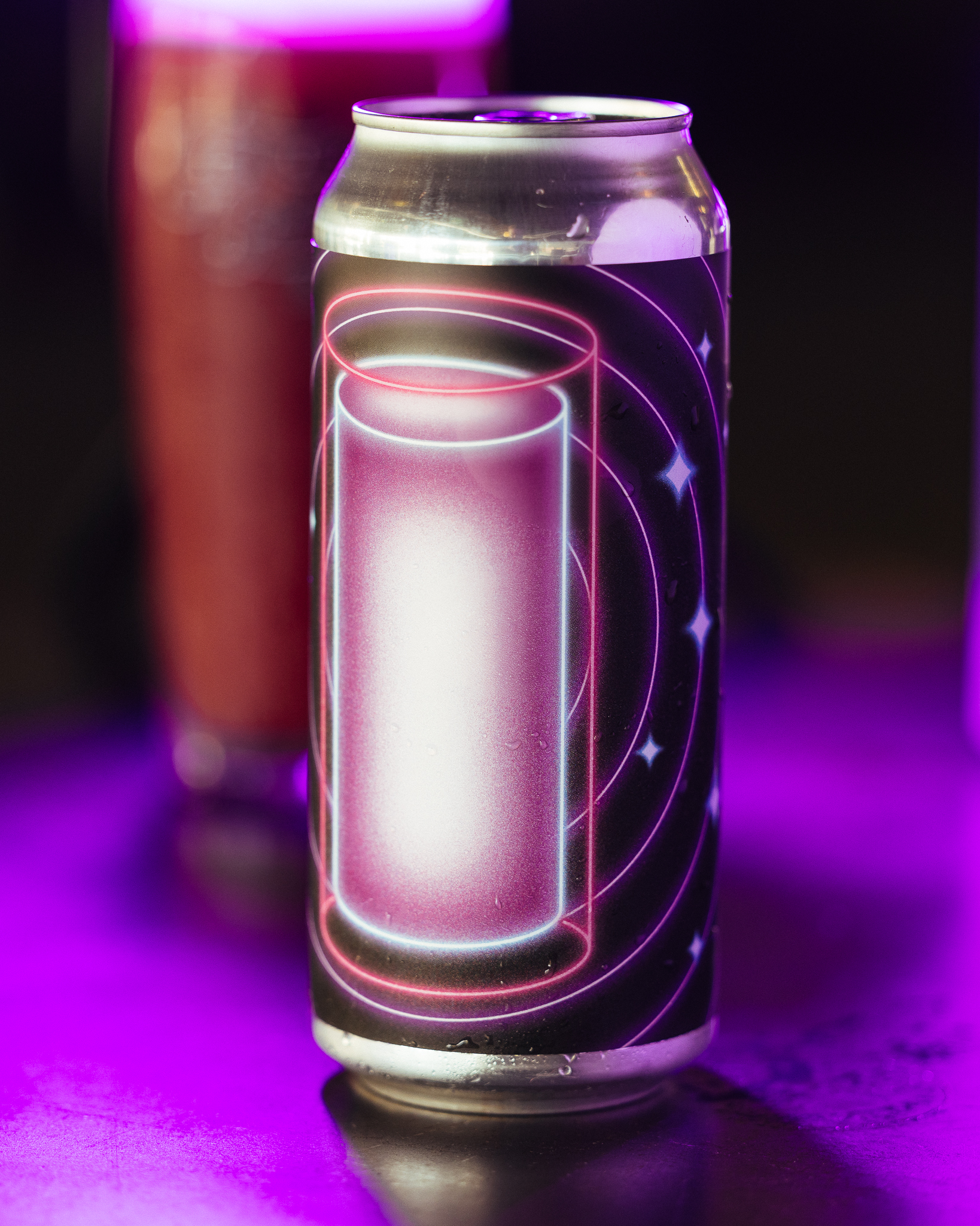 Neon Cylinders: Violet Vibin’