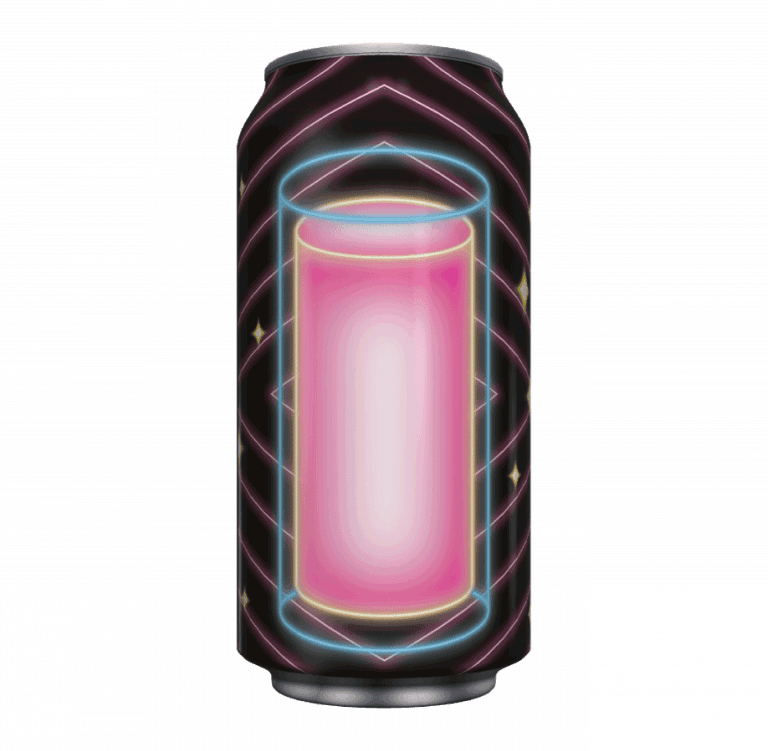 Neon Cylinders: Magenta Beams by Creature Comforts Brewing Co.