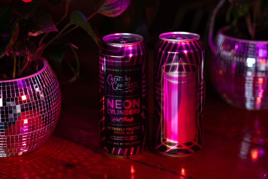 Neon Cylinders: Hot Pink
