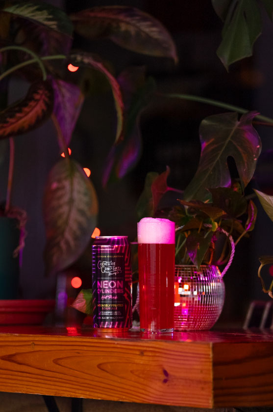 Neon Cylinders: Hot Pink