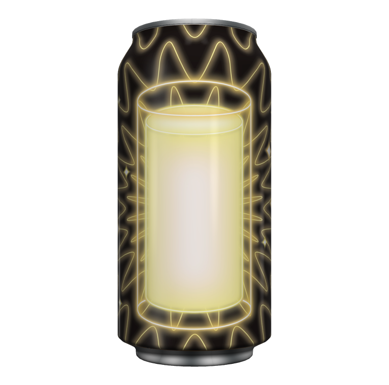 Neon Cylinders: Golden Rays